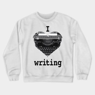 I Heart Writing Crewneck Sweatshirt